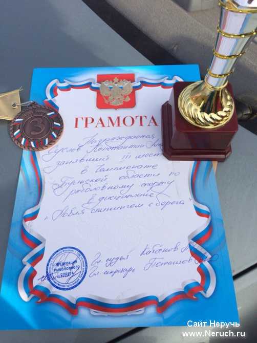 Отчет призера Тульских соревнований по ловле спиннингом.